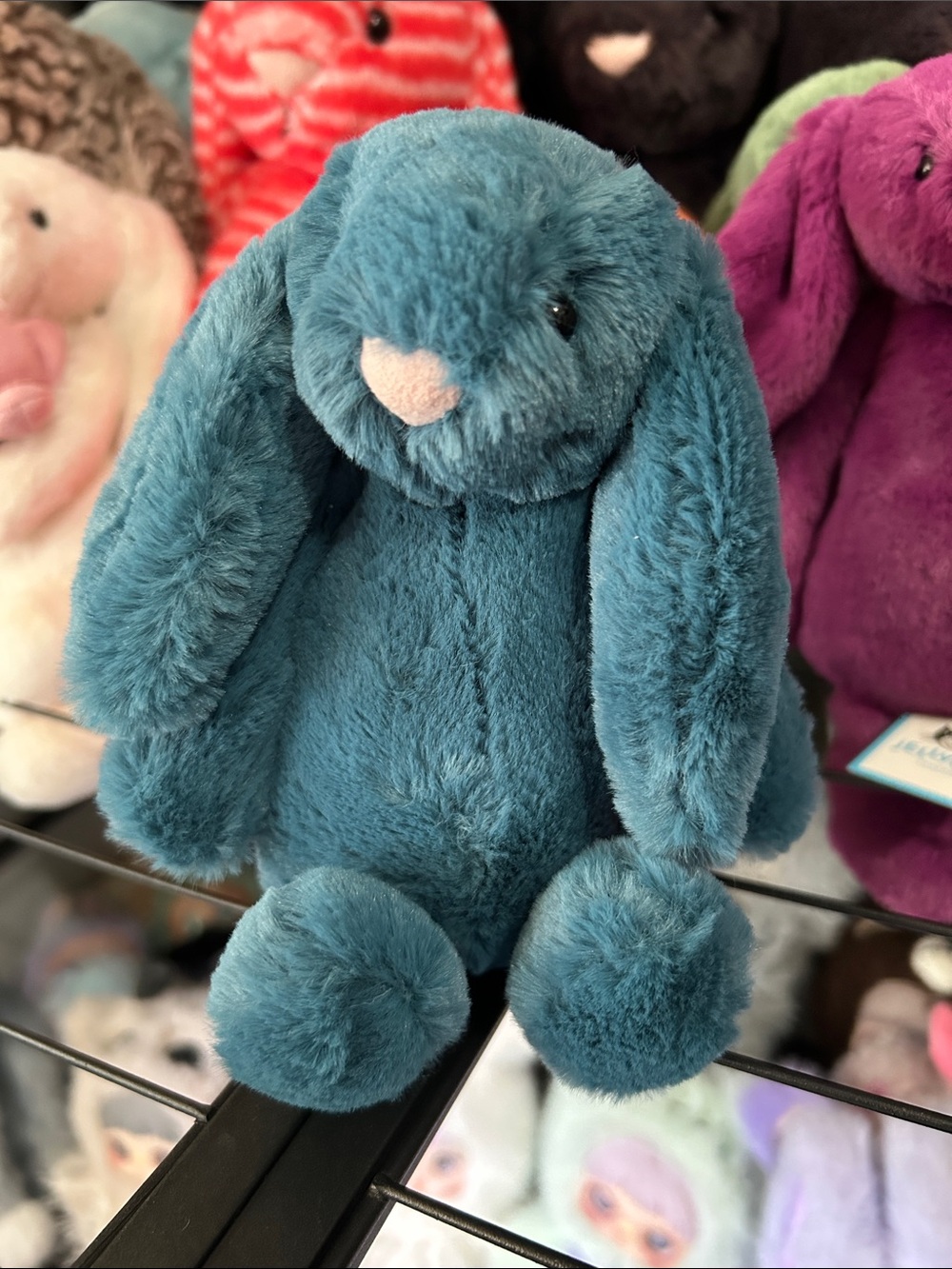 Retired Jellycat - small teal bunny